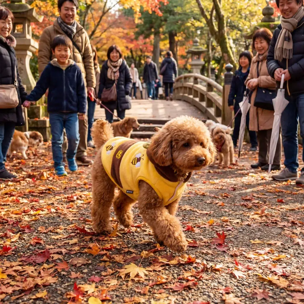 ドッグカフェ 犬服, お散歩 ミツバチ, SNS映え ペットファッション