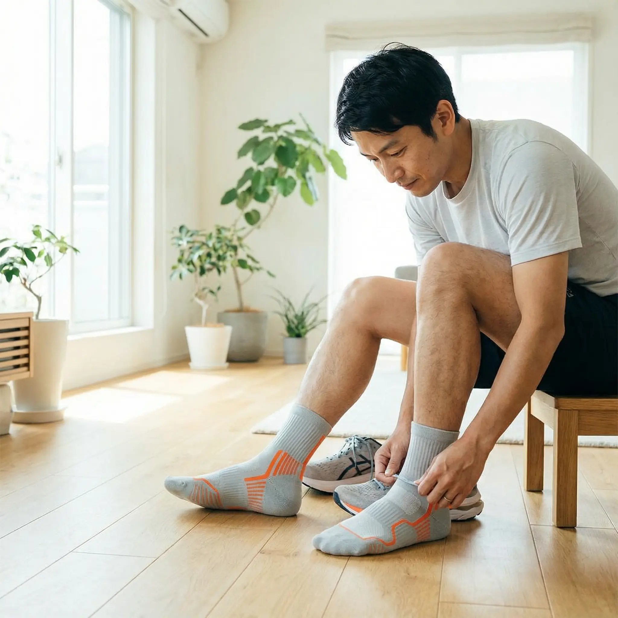 日本人アスリート, トレーニングシーン, ジムインテリア