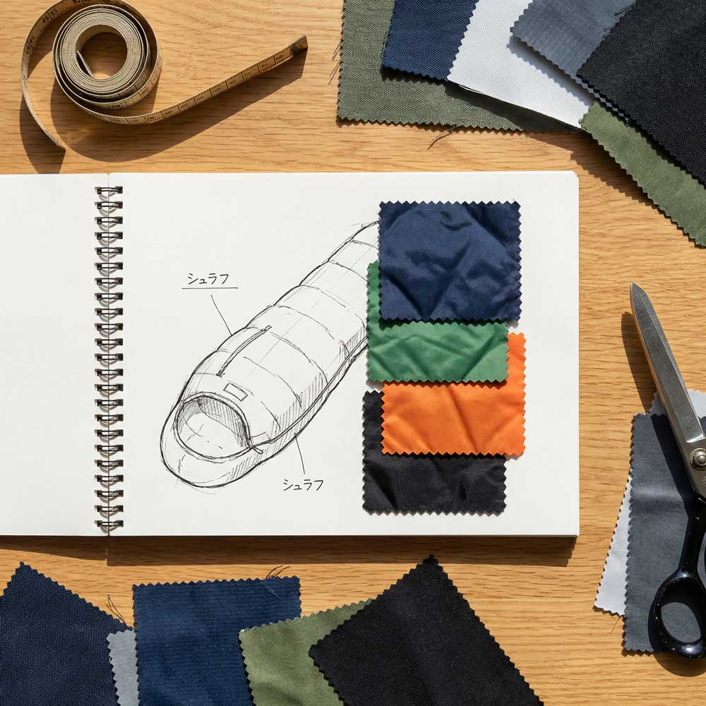 寝袋OEM製作事例