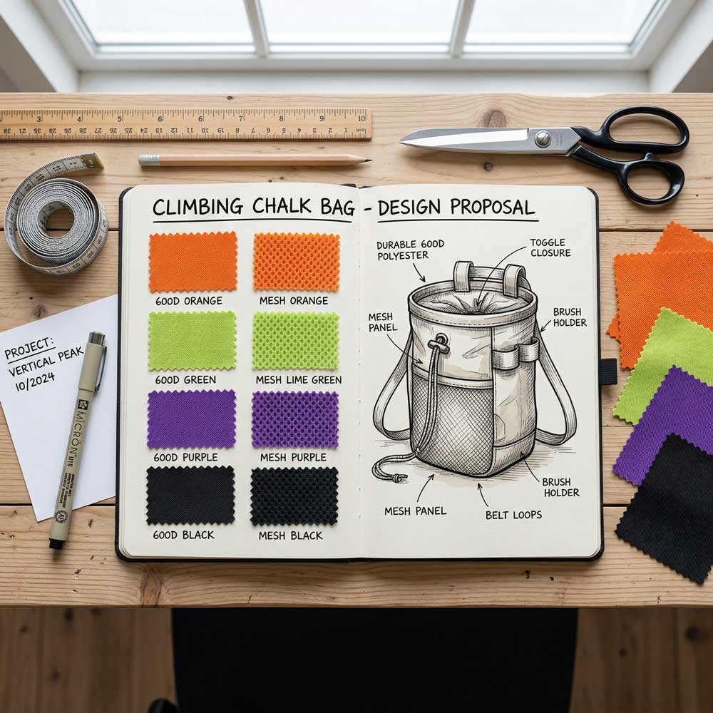 チョークバッグOEM制作事例